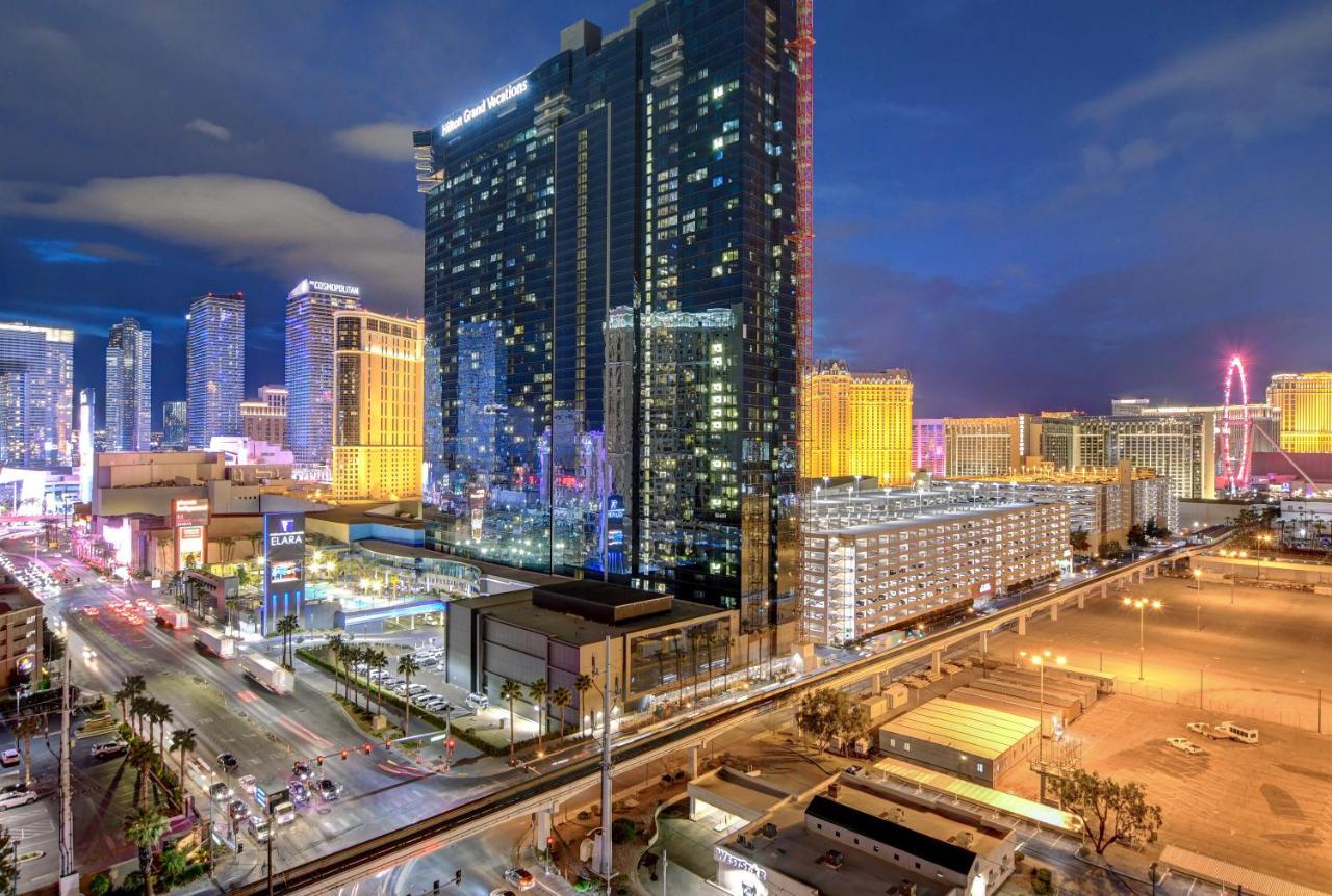 Lucky Gem Penthouse & Luxury Suites At Signature Resort, Balcony Strip View 1607 Las Vegas Exterior photo