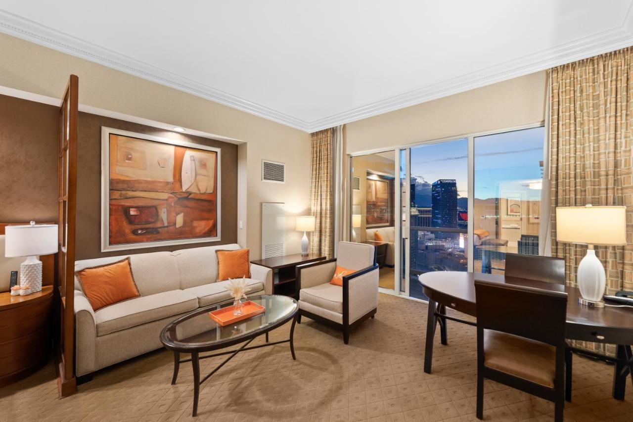 Lucky Gem Penthouse & Luxury Suites At Signature Resort, Balcony Strip View 1607 Las Vegas Exterior photo
